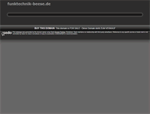 Tablet Screenshot of funktechnik-beese.de